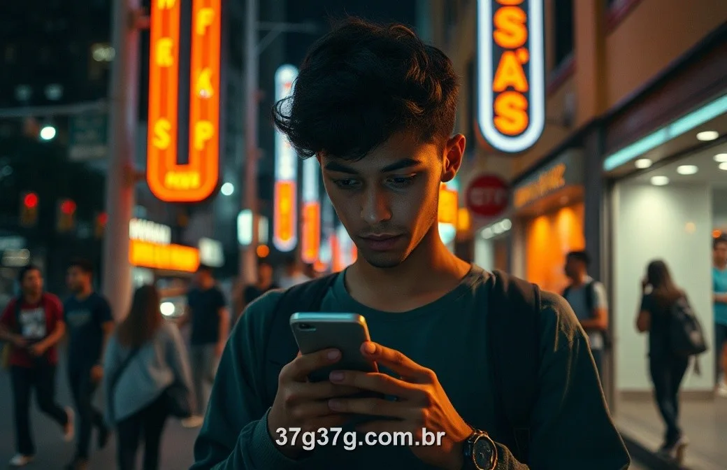 Acessando o 37G pelo celular na cidade