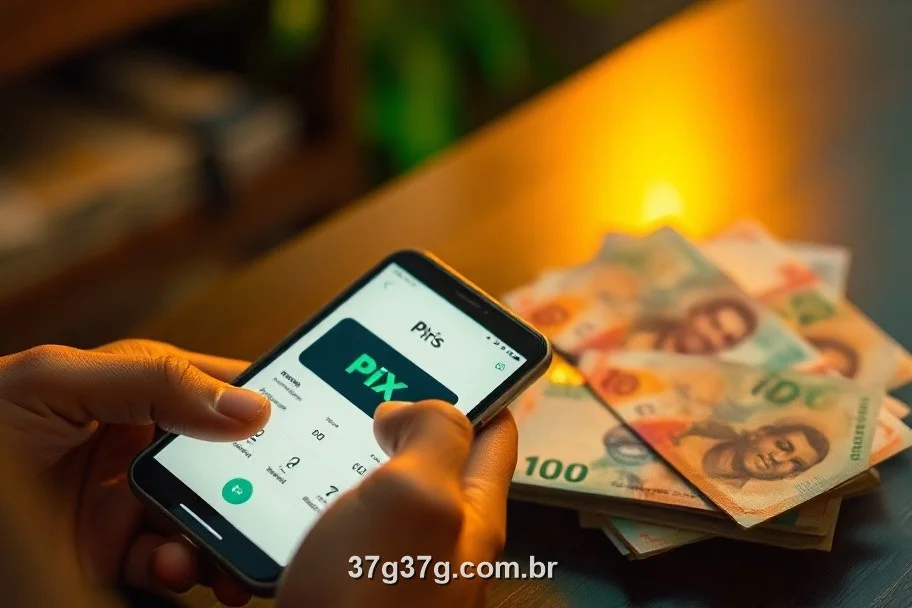 Recebendo R$100 por PIX no 37G